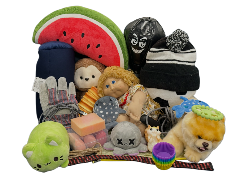 A representative arrangement of everyday deformable objects in the Deform360 dataset